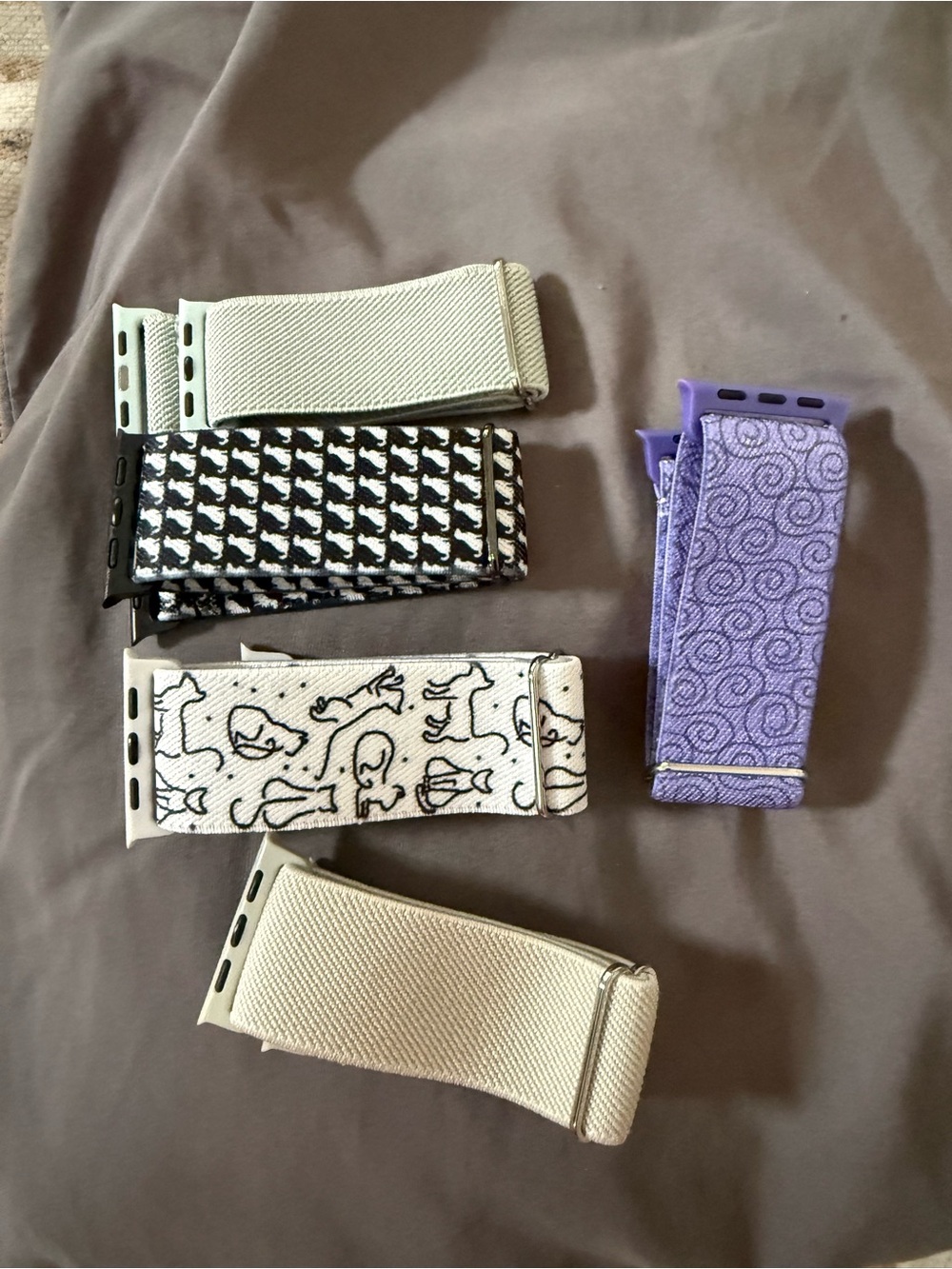 Interchangeable Fabric Apple Watch Bands - Assorted Patterns